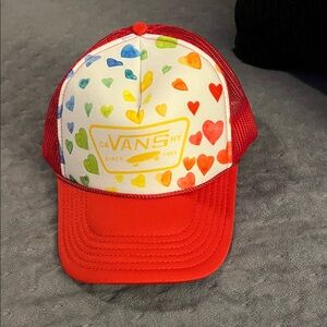 Vans Multicolor Heart Trucker Hat